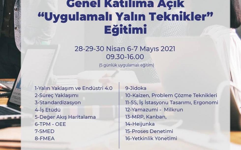 Genel Katılıma Açık Yalın Teknikler Eğitimi