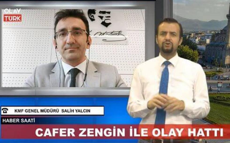 Olay Türk TV'nin Canlı Yayın Konuğu Genel Müdürümüz Salih Yalçın