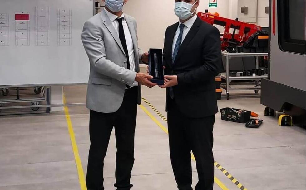 Ahiler Kalkınma Ajansı yöneticileri Kayseri Model Fabrika'yı ziyaret etti.